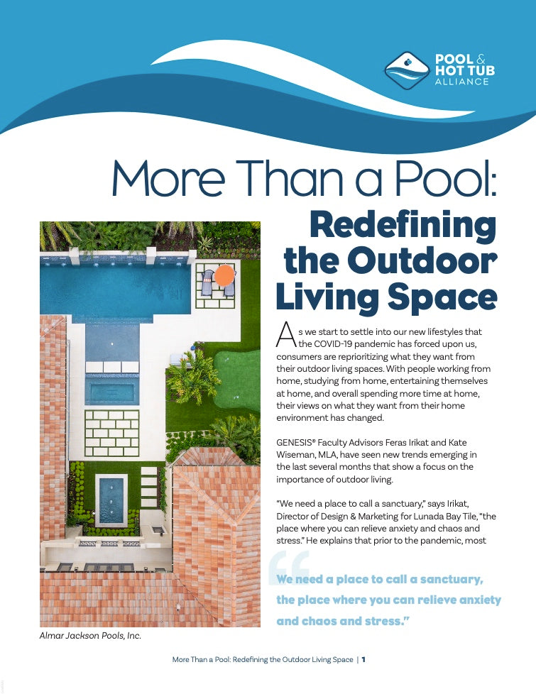 More Than a Pool: Redefining the Outdoor Living Space