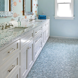 Agate Bathroom Floor
