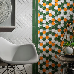 Ka-nū hand-crafted tile showing Tropics color blend