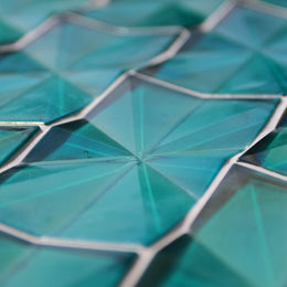 Origami Field - Java Blue