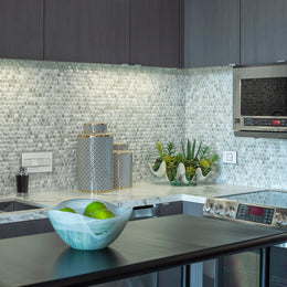 Origami Mosaic Backsplash