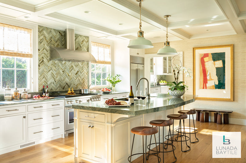 Kitchen backsplash in Tozen Selenium