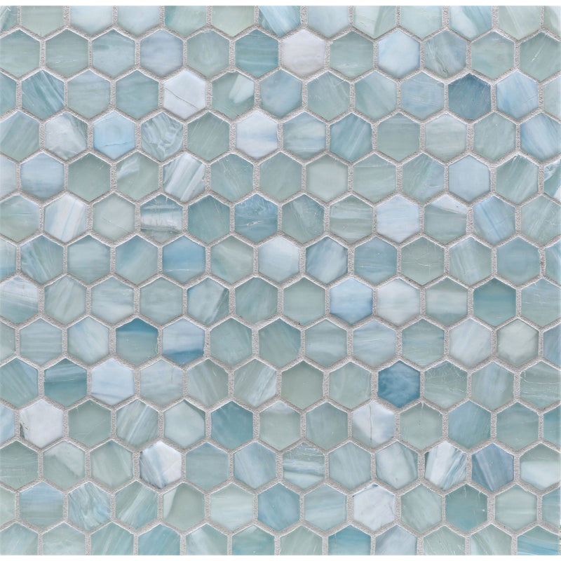 1" Hexagon - Lunada Bay Tile