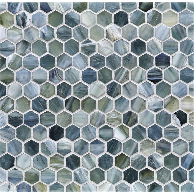 1" Hexagon - Lunada Bay Tile