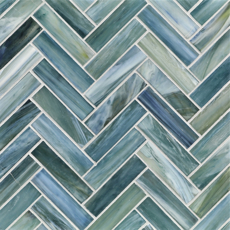 1 x 4 Herringbone - Lunada Bay Tile