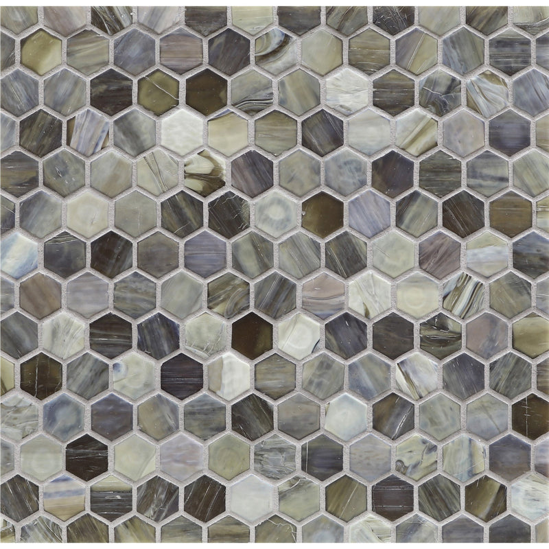 1" Hexagon - Lunada Bay Tile