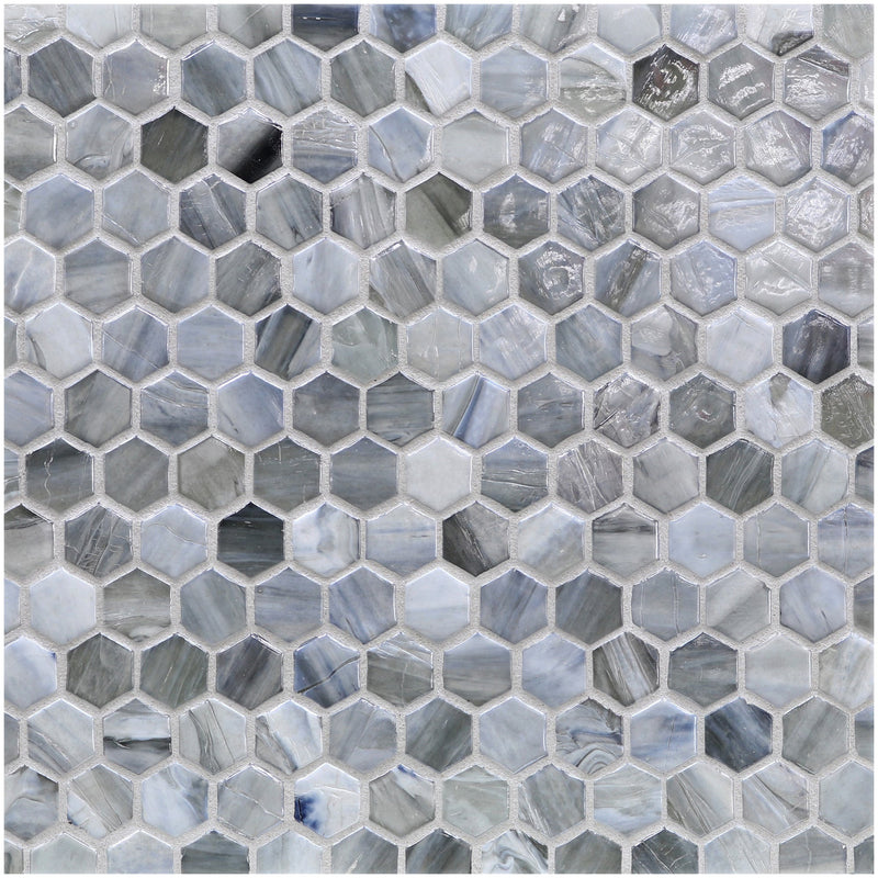 1" Hexagon - Lunada Bay Tile