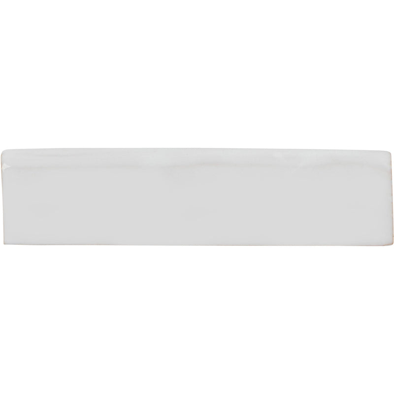 Mistral Small Bullnose in All in White by Lunada Bay Tile