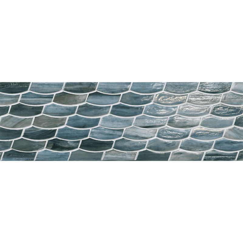 Feather 6 Border - Lunada Bay Tile