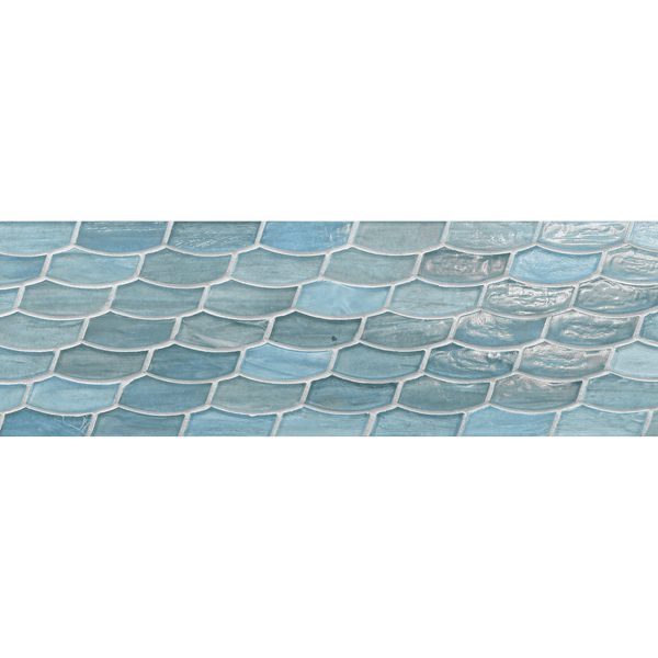 Feather 6 Border - Lunada Bay Tile