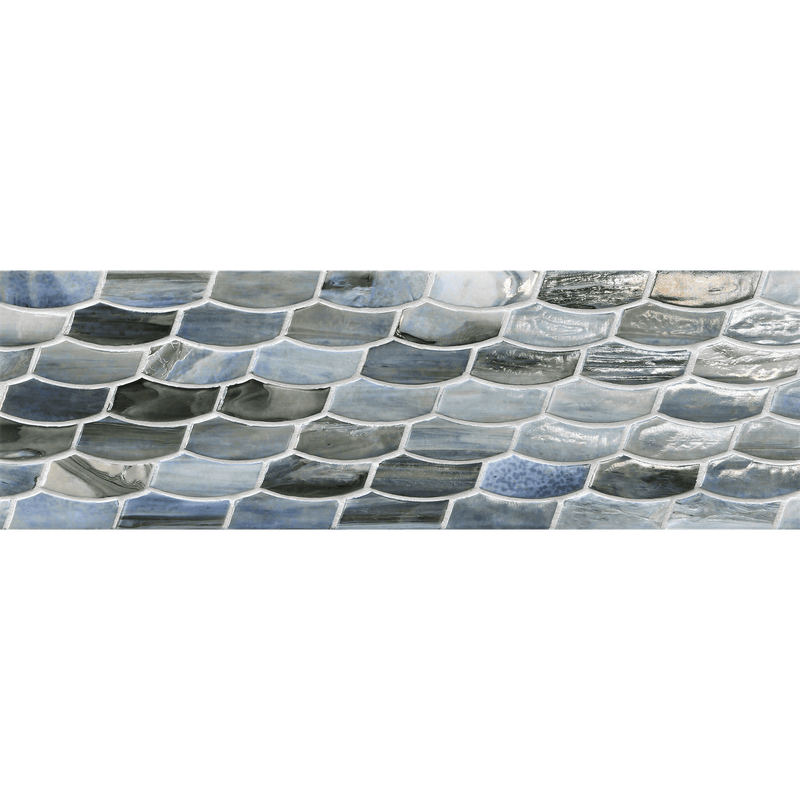Feather 6 Border - Lunada Bay Tile