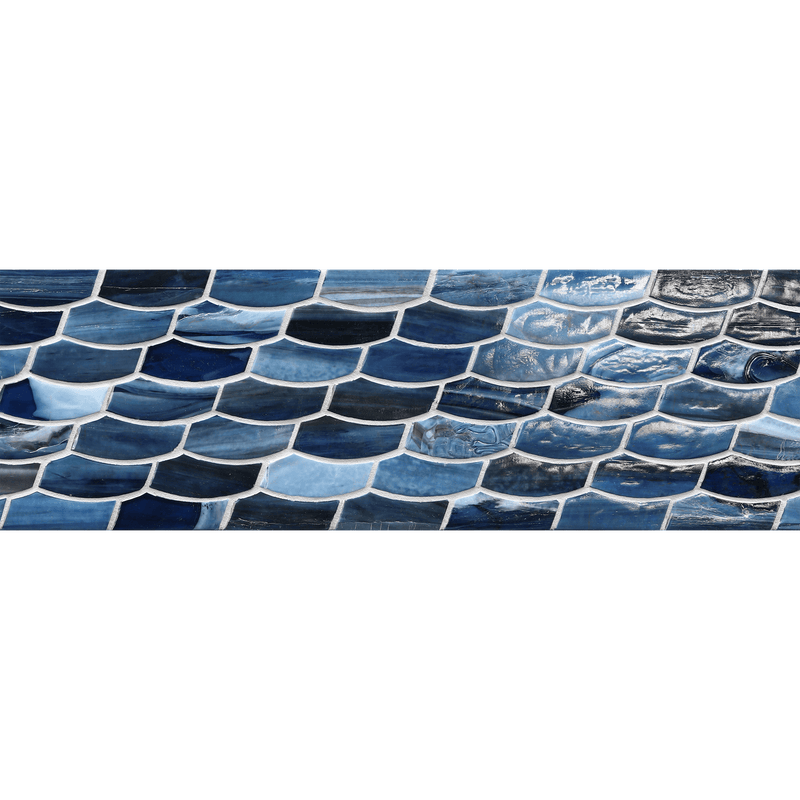 Feather 6 Border - Lunada Bay Tile