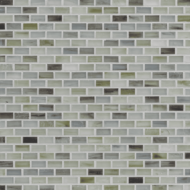 ½ x 1 Mini Brick - Lunada Bay Tile