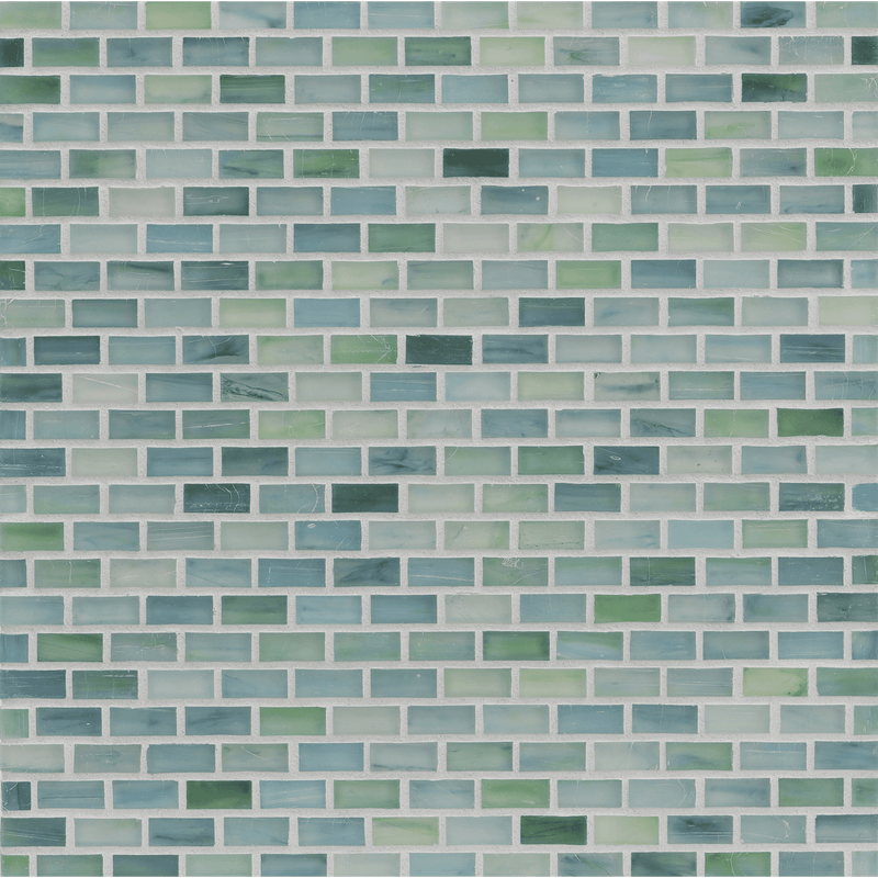 ½ x 1 Mini Brick - Lunada Bay Tile