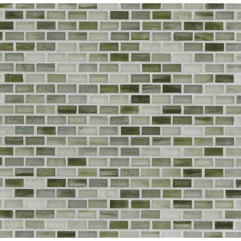 ½ x 1 Mini Brick - Lunada Bay Tile